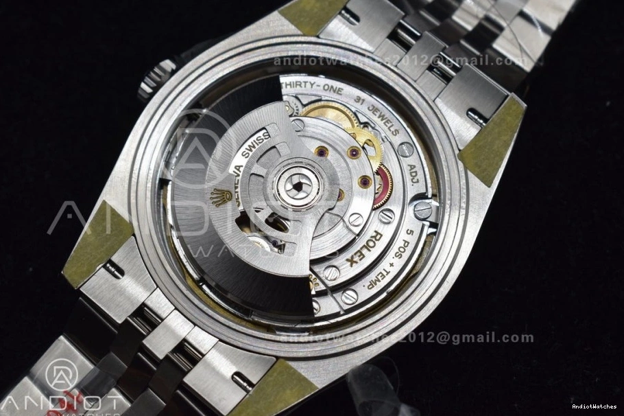A SS Bracelet Steel Best 41 Dial Jubilee 904L 1:1 Datejust White Edition on Stick Supportive WF SS 649 0101